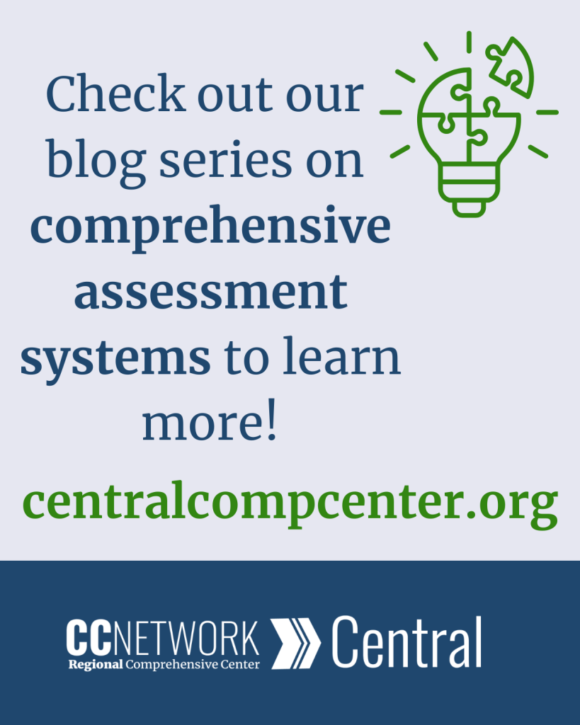 Check out our
blog series on
comprehensive
assessment
systems to learn
more!
centralcompcenter.org